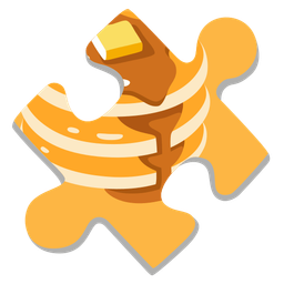 pancakes and puzzle piece