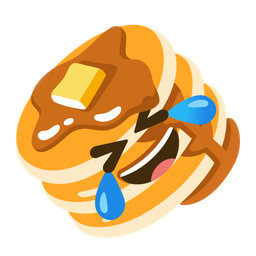 Pancakes and Rolling on the floor laughing