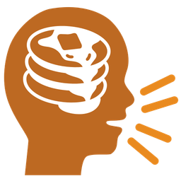 pancakes and speaking head