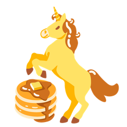 pancakes and unicorn