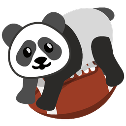 panda and american football