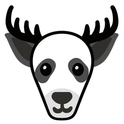 panda and deer