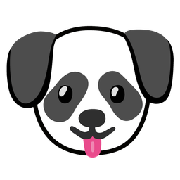 panda and dog face