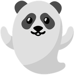 panda and ghost