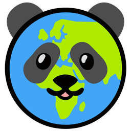 panda and globe showing Europe-Africa