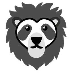 panda and lion