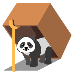 panda and mouse trap