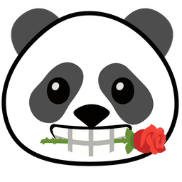 panda and rose