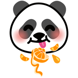 panda and tangerine