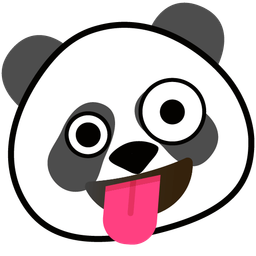 Panda and Zany face