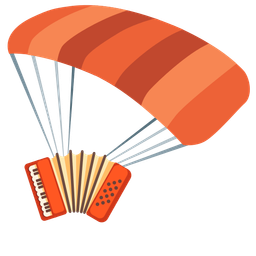 parachute and accordion