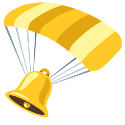 parachute and bell