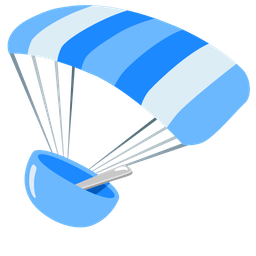 parachute and bowl with spoon