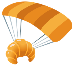 parachute and croissant