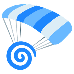 parachute and cyclone