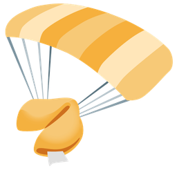 parachute and fortune cookie
