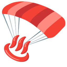 parachute and hot springs