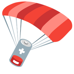 parachute and low battery