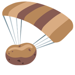 parachute and potato