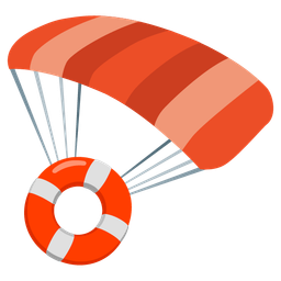 parachute and ring buoy