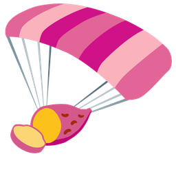 parachute and roasted sweet potato