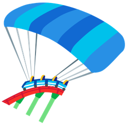 parachute and roller coaster
