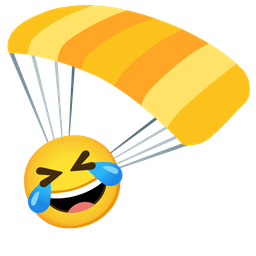 Parachute and Rolling on the floor laughing