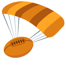 parachute and rugby football