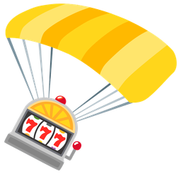 parachute and slot machine