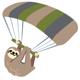 parachute and sloth