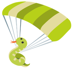 parachute and snake