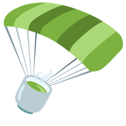 parachute and teacup without handle