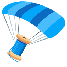 parachute and thread