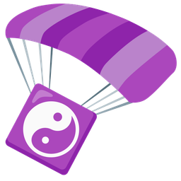 parachute and yin yang