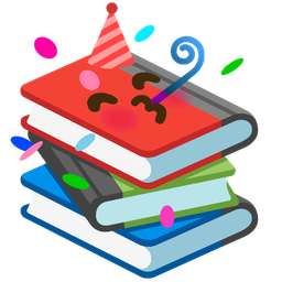 Partying face and Books