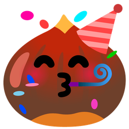 partying face and chestnut