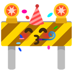 partying face and construction