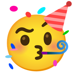 partying face and face with raised eyebrow