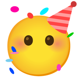 partying face and face without mouth