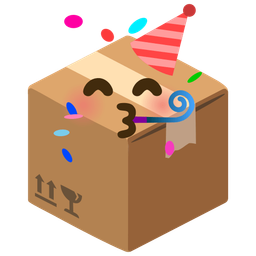 Partying face and Package