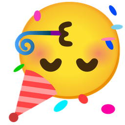 Partying face and Upside-down face