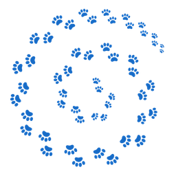 paw prints and cyclone