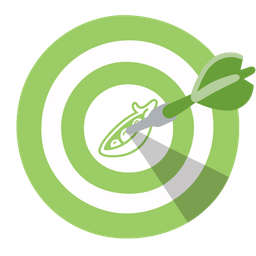 pea pod and bow and arrow