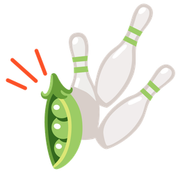 pea pod and bowling