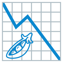 pea pod and chart decreasing
