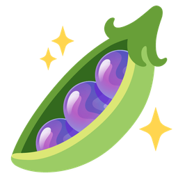 pea pod and crystal ball