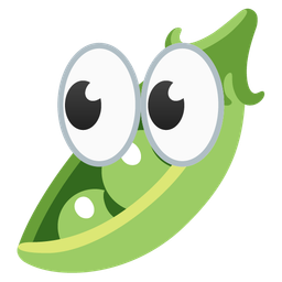 pea pod and eyes
