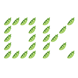 pea pod and OK button