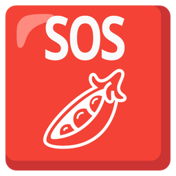 pea pod and SOS button