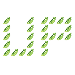 pea pod and UP! button